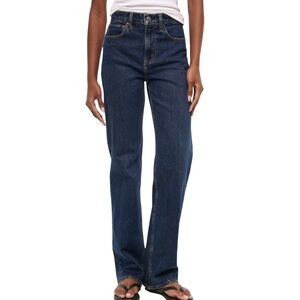 Abercrombie & Fitch High Rise Dark Blue Jeans